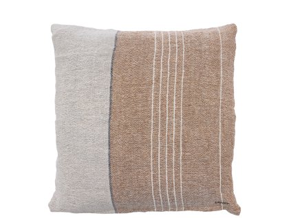 Povlak na polštář Halflinen Caramel - 50 x 50 cm