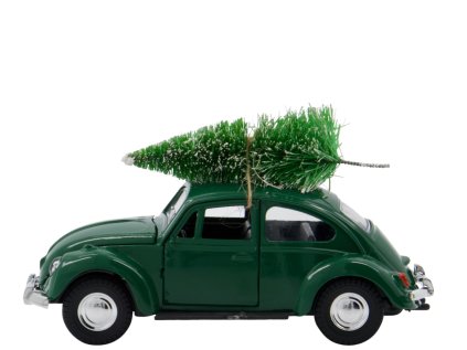 Vánoční dekorace autíčko - Green