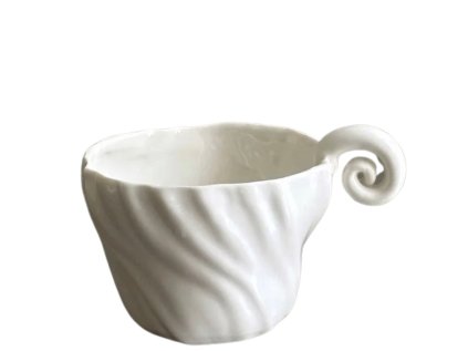 Porcelánový hrnek s ouškem Spira