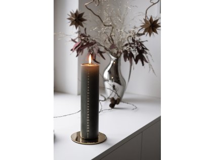 21631 7 adventni svicka pillar calendar green soil