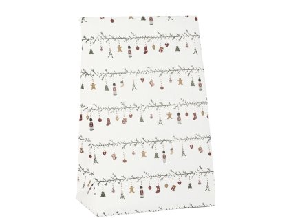 Papírový sáček Christmas Garlands - M