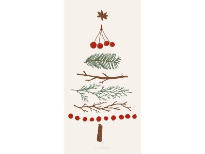Papírové ubrousky Nordic Tree - 16 ks