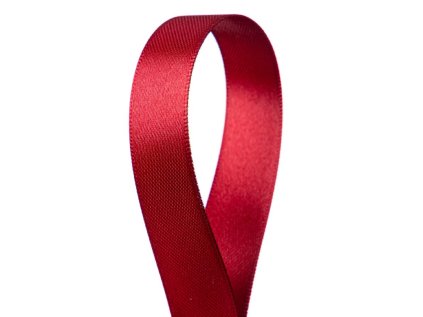Saténová stuha Dark Red 1,5 cm - 50 m
