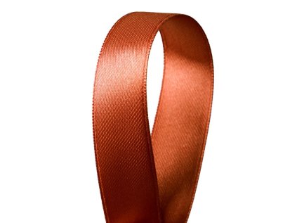 Saténová stuha Rust 1,5 cm - 50 m