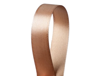 Saténová stuha Light Brown 1,5 cm - 50 m
