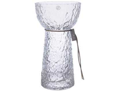 Skleněná váza Hyacint Pattern - 19 cm