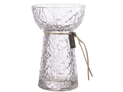 Skleněná váza Hyacint Pattern - 15 cm