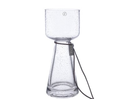 Skleněná váza Lökvas Bubbles - 20 cm