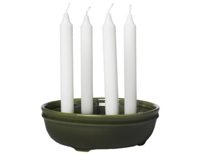 Adventní svícen ERNST - Glazed Green