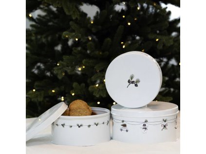Sada plechových dóz Christmas Fairytale - 3 ks