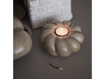 Keramický svícen Twine - Beige