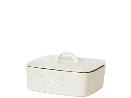 Kameninová dóza na máslo Nordic Vanilla - Cream