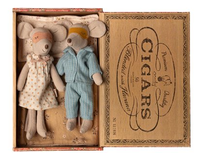 Myšky v krabičce od doutníků - Maminka a Tatínek