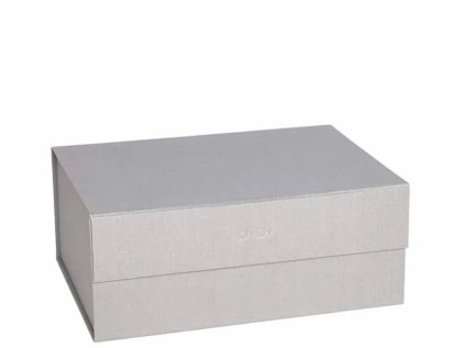 Papírový úložný box Hako Light Grey - A4