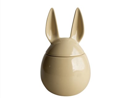 Velikonoční dóza Eating Rabbit Shiny Yellow - Large