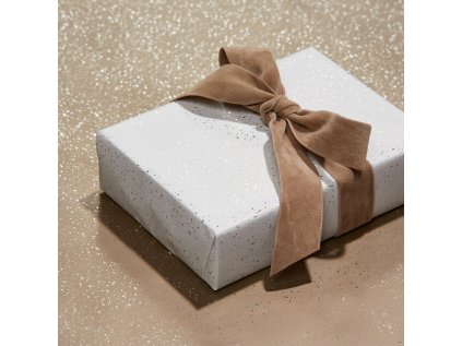 Sametová stuha Beige 2,5 cm - 7 m