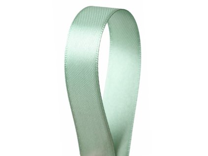 Saténová stuha Dusty Mint 1,5 cm - 50 m
