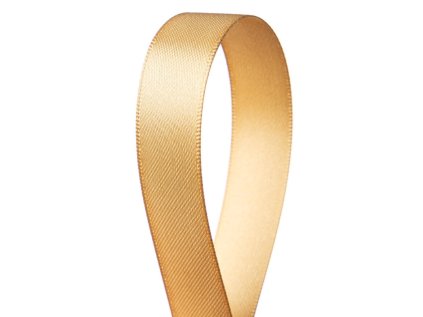 Saténová stuha Gold 1,5 cm - 50 m