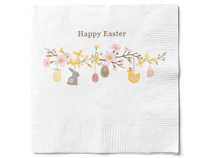 Papírové ubrousky Happy Easter
