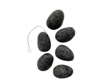 Plstěné vajíčko - Dark Grey