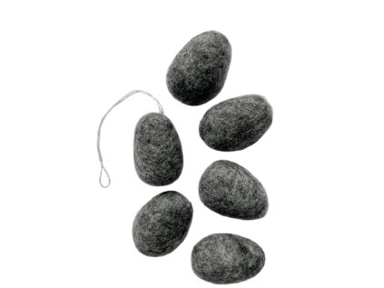 Plstěné vajíčko - Warm Grey