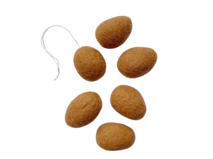 Plstěné vajíčko - Caramel