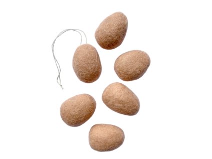 Plstěné vajíčko - Peach