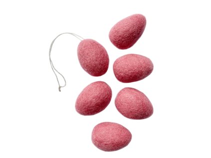 Plstěné vajíčko - Pink