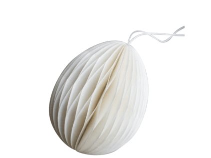 Papírové vajíčko Ovoid White - Large