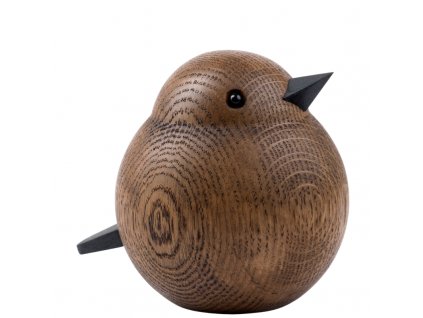 Dřevěný ptáček Sparrow