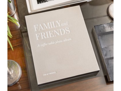 Fotoalbum Family and Friends - Light Grey