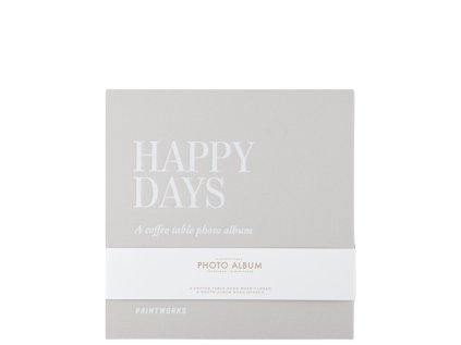 Fotoalbum Happy Days - Light Grey