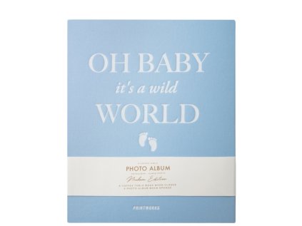 Fotoalbum Baby i'ts a Wild World - Blue