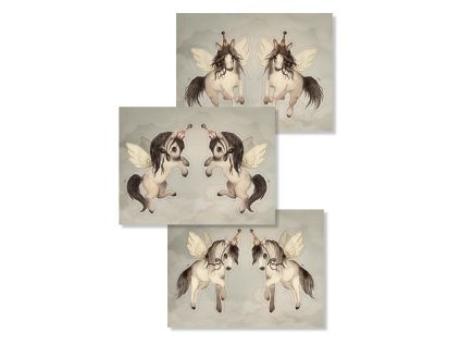 8985 papirova dekorace flying ponies