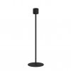 HI 029 02 BK Candlestick 29cm Black WEB