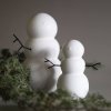 Keramický sněhulák Snowman White - Small