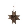 Závěsná dřevěná hvězda Fröbel - Smoked Oak