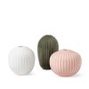 Vázy Hammershøi Dusty Green set 3ks