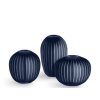Vázy Hammershøi Indigo set 3ks