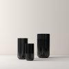 15927 sklenena vaza lyngby black 15 cm