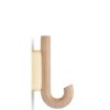Dřevěný háček Hook Oak:Brass Mini