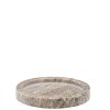Mramorový podnos Beige Round