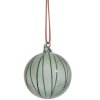 Skleněná vánoční baňka Natale Jade