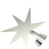 Špička na stromeček Star - Silver