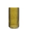 Skleněná váza Lyngby Olive 20 cm