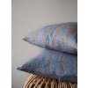 Lněný povlak na polštář Melvin Blue Stripe 50x50 cm