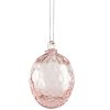 Skleněná ozdoba Oval - Pink
