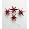 Šesticípá hvězda Xmas Wine Red - 12 cm