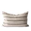 Lněný povlak na polštář Melvin Taupe Stripe 60x40 cmLněný povlak na polštář Melvin Taupe Stripe 40x60 cm