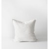 Lněný povlak na polštář Tell Me More Bleached white 50 x 50 cm
